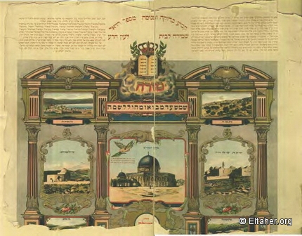 1897 - Jewish Iconography about the Promised Land